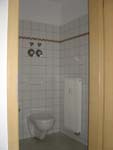 Toilette der 1-Zimmer-Wohnung